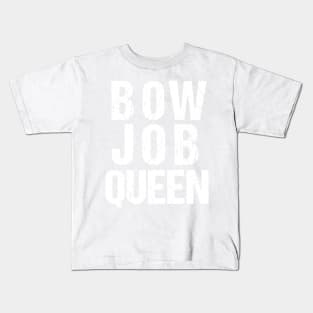 Archery T Shirt for Women | Pink Bow Job Queen Pun Kids T-Shirt
